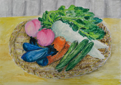 桃と野菜