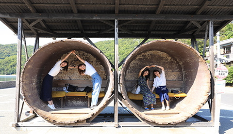 醤油樽のバス停